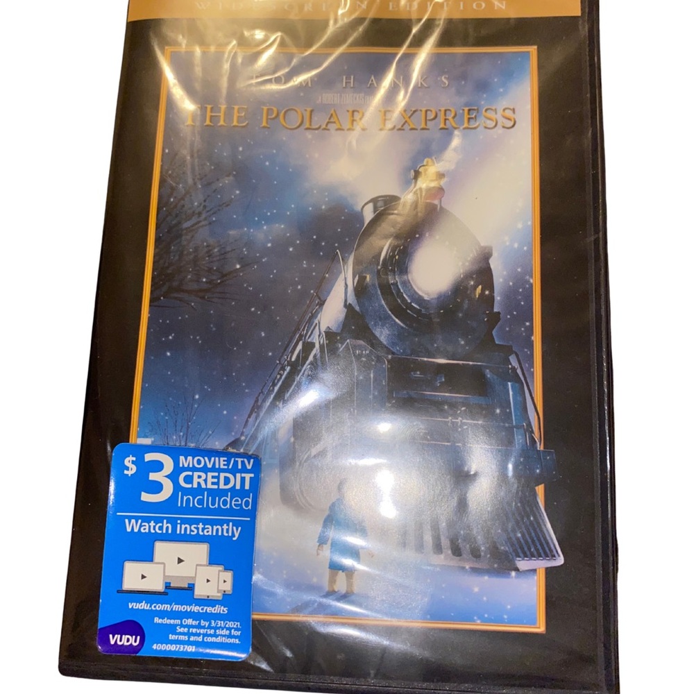 The  Polar  Express  DVD (Widescreen Edition) Tom Hanks New/Sealed‎ Holiday